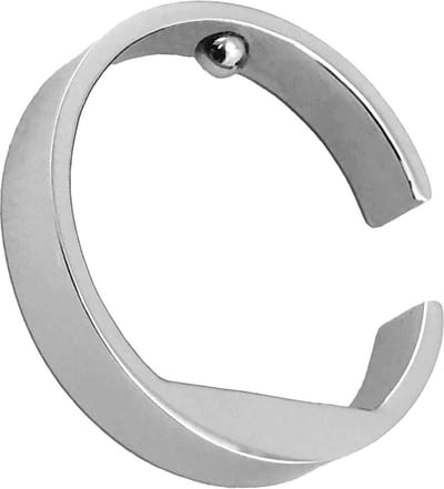 Acupressuurring "Good Night roestvrij staal" - verstelbaar - maat 47 53 60 67 - Ø 17 mm