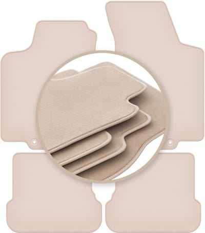 PREMIUM beige matten voor: Volkswagen Golf IV cabrio 1998-2002