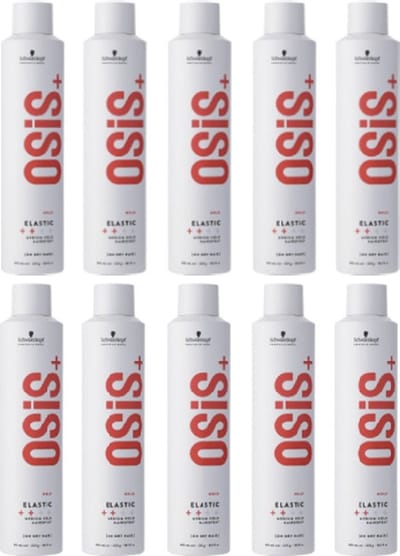 Schwarzkopf - Osis+ Elastic - Flexible Hold Spray - voordeelverpakking - 10 x 500ml