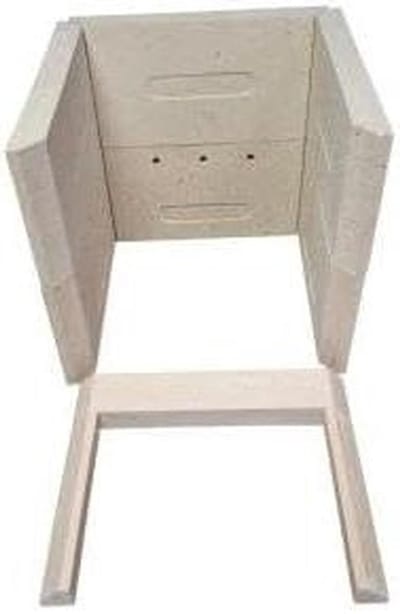 Vurenstenen Set - Chamotte Stenen - Kachel Reparatie - Duitse Productie - 45 x 30 x 20 cm - Naturel
