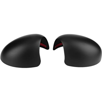 Une Paire Cache-Rétroviseur Latéral Arrière de Voiture Convient pour Mini Cooper R52 R50 R53 489120050 (Noir) black
