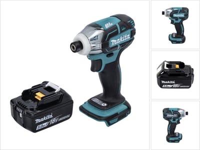 Makita DTS 141 T1 accuschroevendraaier 18 V 40 Nm 1/4" borstelloos + 1x oplaadbare accu 5.0 Ah - zonder oplader