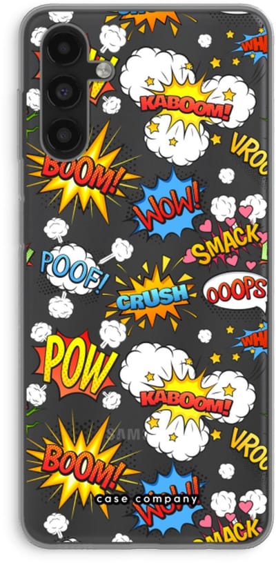 Case Company® - Hoesje geschikt voor Samsung Galaxy A13 5G hoesje - Pow Smack - Soft Cover Telefoonhoesje - Bescherming aan alle Kanten en Schermrand