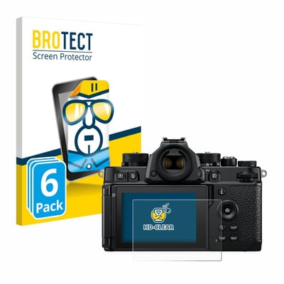 BROTECT - Screenprotector voor Nikon Z F - Folie Beschermfolie transparant 6 Stuks