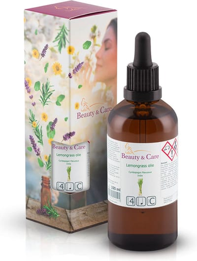 Lemongrass etherische olie - Beauty & Care - 100 ml. new