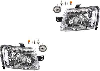 Complete Koplampenset Voor Fiat Panda (169) Vanaf 08/2009 Inclusief Mistlampen