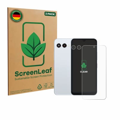 2 Stuks Screenprotector voor Telekom T Phone 3 (Voor+Camera) - Hoogwaardige Beschermfolie transparant