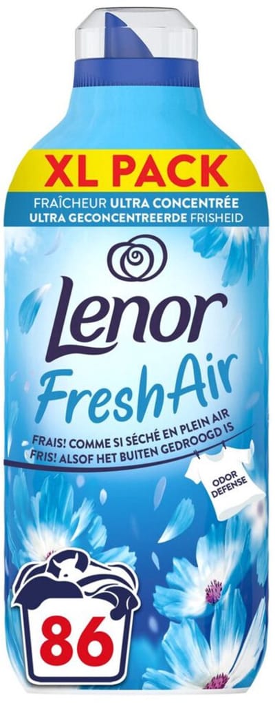 Lenor Wasverzachter Fresh Air Morning Fresh – 86 Wasbeurten – 1204 ml – Langdurige Buitenfrisheid