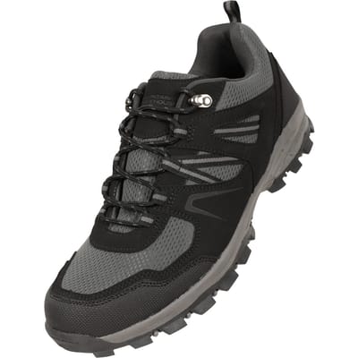 Mountain Warehouse Heren Mcleod Outdoor Breed Loopschoenen (Zwart)