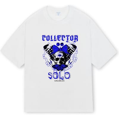Zomer Nieuw Mannen Vlinder Schedel Letterprint Ronde Hals Korte Mouw Street Fashion Casual T-shirt Mannen en Vrouwen S blue