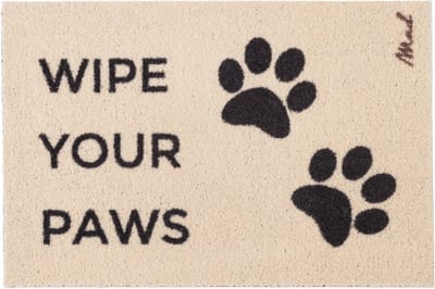 Mad About Mats - Cas - deurmat - wipe your paws - schoonloop/scraper - wasbaar - 50x75cm