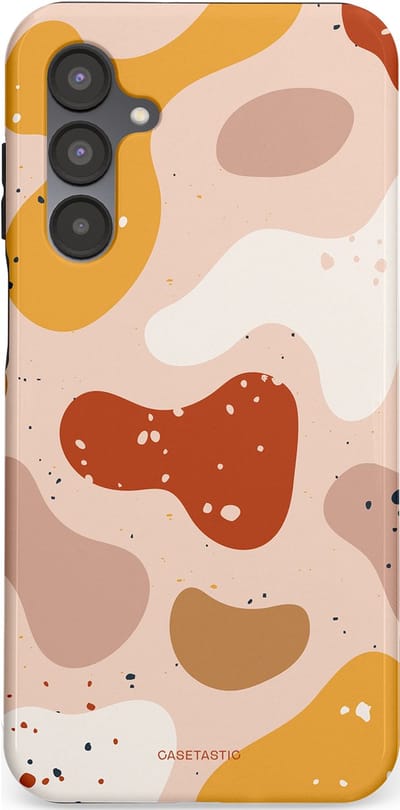 Casetastic Hoesje Geschikt voor Samsung A16 - Stijlvolle Beschermende Duo-layer Case - Terrazzoque