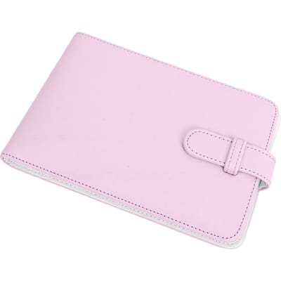 40 Zakken Klein Fotoalbum voor 6 Inch Foto's PVC PU Leer Draagbaar Klein Fotoalbum voor Familie Bruiloft Baby roze
