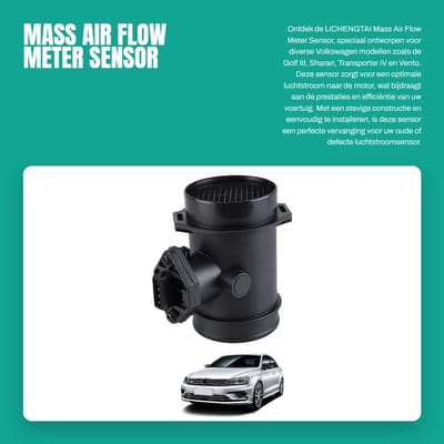Dailygoods - Luchtmassameter sensor - vervangingsonderdeel voor VW - luchtmassameter auto - compatibel met Golf III en Transporter IV - 021906462A