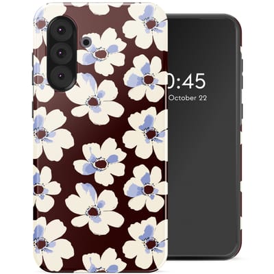 Selencia Hoesje - Geschikt voor Samsung Galaxy A36 / A56 (5G) - Backcover - Choco Flower Pop