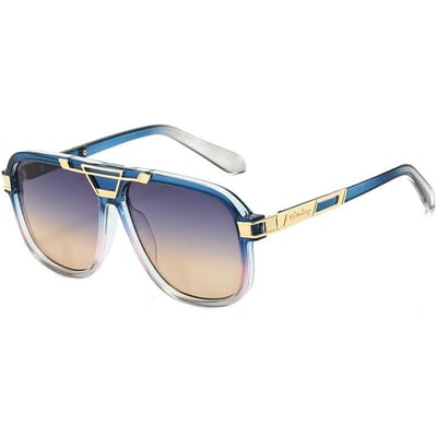 Nieuwste Gepersonaliseerde Duurzame Metalen Metalen Zonnebril Bril Trendy Dames Zonnebril Dames UV Zonnebril M6215