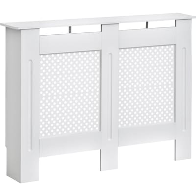 Homcom elegante en moderne houten radiatorafdekking 111,5 x 19 x 82 cm