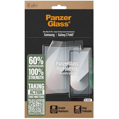 PanzerGlass Screenprotector Glass & Film geschikt voor Samsung Galaxy Z Fold 7