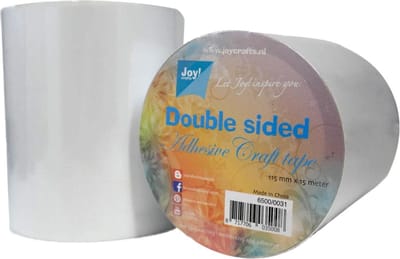 Joy!Crafts - Dubbelzijdig zelfklevend hobby tape 115 mm x 15 meter - 6500/0031