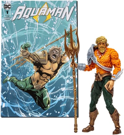 McFarlane Toys DC Direct Page Punchers Action Figure Aquaman (Aquaman) 18 cm Action Figuur