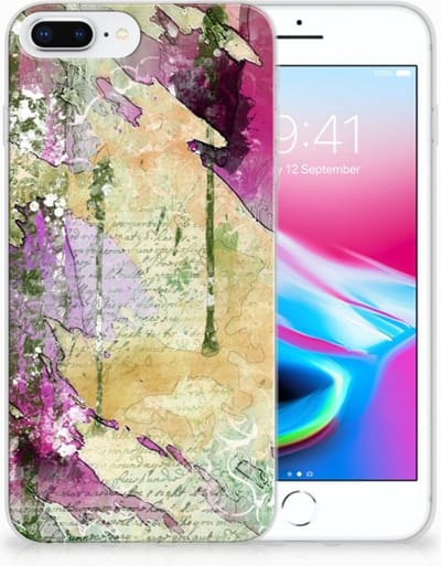 Back Cover voor Hoesje maken Apple iPhone 7 Plus | 8 Plus Letter Painting