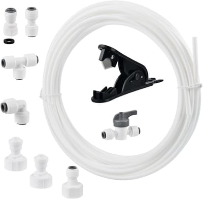 Universele Waterdistributie Aansluitset voor Waterleidingen - 1/4, 1/2, 3/4 en 7/16 Inch Slangenconnector voor Koelkast en Waterfilter