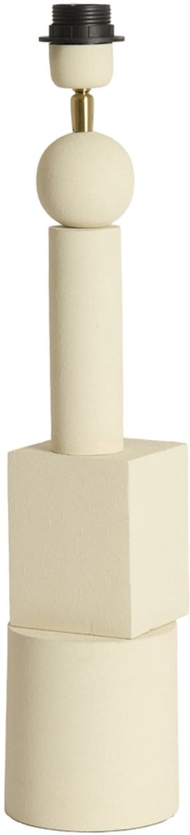 Light&living Lampvoet Ø13x50 cm VIVIANE mat crème