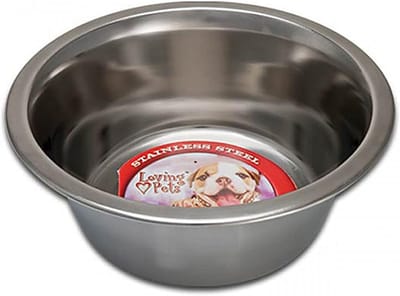 Duurzame RVS Voerbak voor Hond - 3-Quart Kom