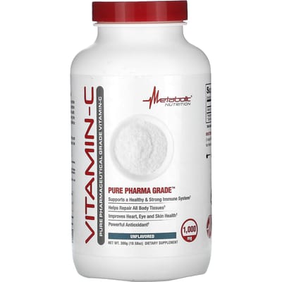 Metabolic Nutrition, Vitamine C, non aromatisée, 1 000 mg, 300 g (10,58 onces)