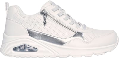 Skechers UNO- METALLIC SLIDERS Dames Sneakers - Wit