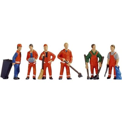 NOCH 15029 H0 Stadsreiniging figuren Geverfd, Staand