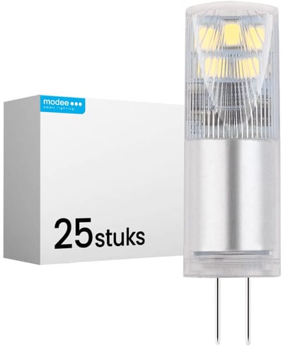 Modee LED Lamp G4 - 2.4W 4000K 275lm 12V - LED Lamp insteek - Wit Licht - 25 stuks