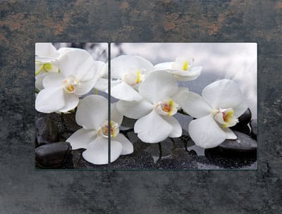TMK ArtDeko - Snijplank Glas - 90x52 cm - Orchidee