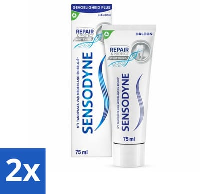 Sensodyne - Tandpasta - Repair & Protect - Deep Repair - Gevoelige Tanden - 75 ml - Voordeelverpakking - 2 stuks