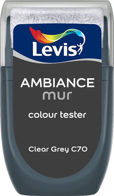 Levis - Muurverf Kleurtester Mat Mix - Clear Grey C70 - Mengverf - 30 Ml
