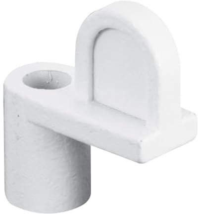 Raamafdekclips voor venster - 5/16" - Wit - Pack van 8