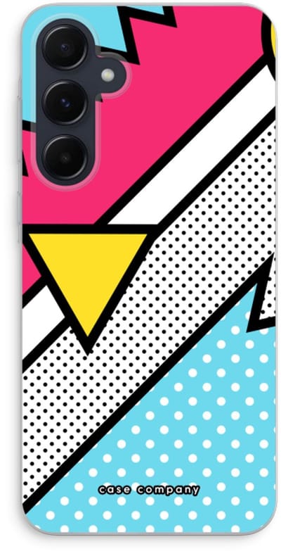 Case Company® - Hoesje geschikt voor Samsung Galaxy A55 hoesje - Pop Art #3 - Soft Cover Telefoonhoesje - Bescherming aan alle Kanten en Schermrand