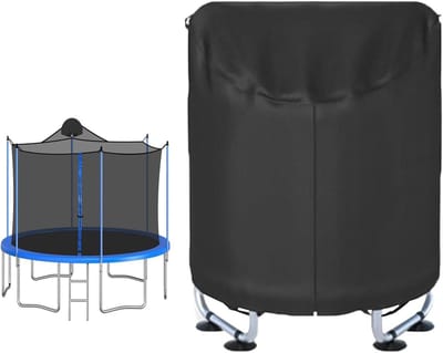 Trampolinehoes - Beschermhoes Trampoline - Trampoline Beschermen - Waterdicht Oxford Stof - 99x158cm - Zilver