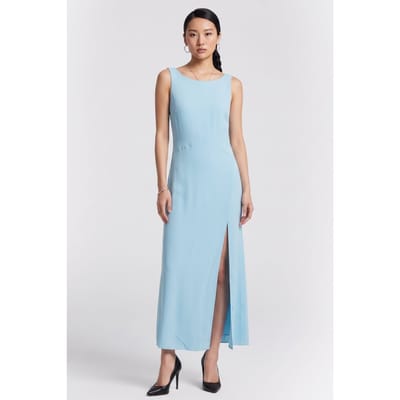 ARKET Gioia Evening Dress Turquoise Maat: 38 | Maxi Jurken Outlet | Dames | Blauw