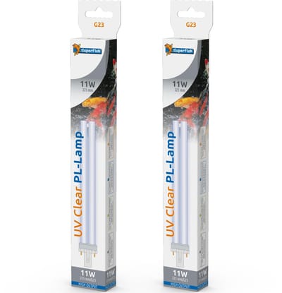 Superfish UV PL 11 Watt vervangingslamp 2 stuks