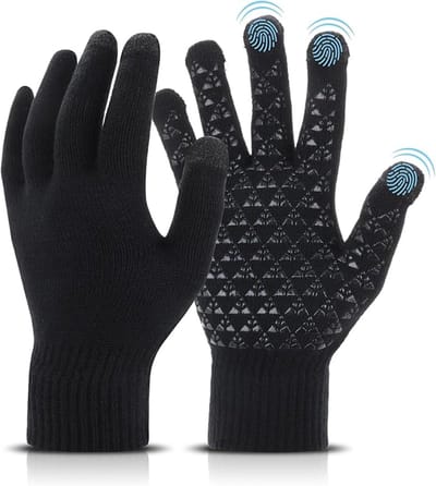 Winterhandschoenen Unisex – Warm & Lichtgewicht – Touchscreen Handschoenen met Antislip Grip – Zachte Thermische Voering & Elastische Manchet