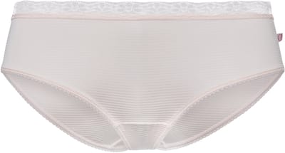Slip Bee Lace Slip met kant, fijne strepen & glanzende look