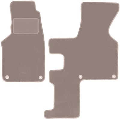 Beige veloursmatten voor: Volkswagen Transporter T4 Caravelle handgeschakeld (1993-2001)