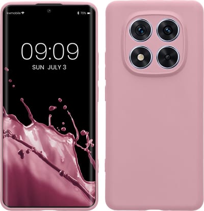kwmobile telefoonhoesje geschikt voor Xiaomi Redmi Note 14 Pro 5G / Poco X7 - Hoesje voor smartphone - Precisie camera uitsnede - In mat oudroze