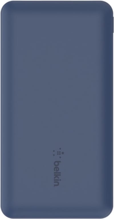Belkin Boost-Up Charge 10.000 mAh Powerbank - USB-A naar USB-C-Kabel - 3-Poorts - Geschikt voor iPhone - 15W - Blauw