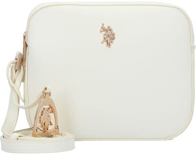 U.S. POLO ASSN. Schoudertas Jones Crossbody Bag Cream White Crème