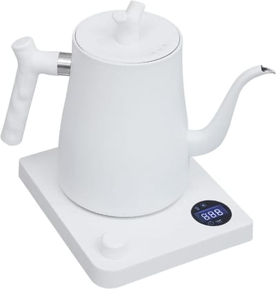 Elektrische Waterkoker - Theepot Snelkokend - Thee Zetten - Instelbare Temperatuur - 1 Liter - Wit
