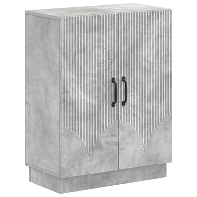 vidaXL - Badkamer - Opbergkast - HOORN - Betongrijs - 59,5 - x - 31 - x - 77 - cm