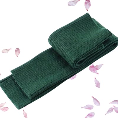 Livano Armwarmers - Polswarmers - Armwarmers Dames - Duimopening - Wol - Armstukken - Winter - Donkergroen - Elastisch