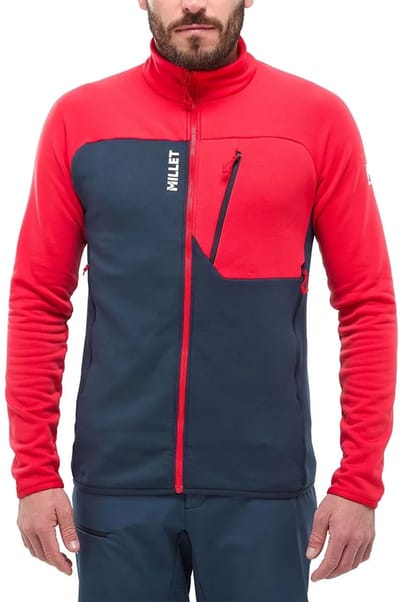 Millet Seneca Fleece Met Volledige Rits Rood XS Man